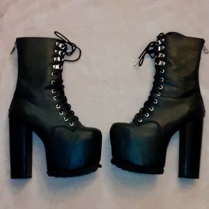 Black Monster Boots